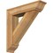 Ekena Millwork Traditional Traditional Rough Sawn Bracket w/ Offset Brace, Western Red Cedar, 8"W x 34"D x 34"H BKT0806X34X34TRA01RWR - alternate 1